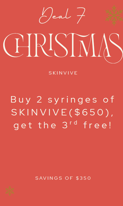 Red promotional graphic: