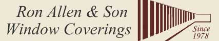 Ron Allen & Son Window Coverings - Logo