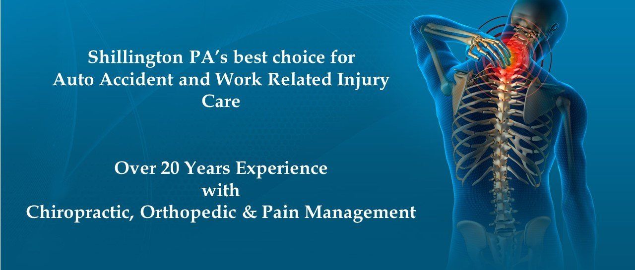 Auto & Work Related Injury Care in Shillington, PA.