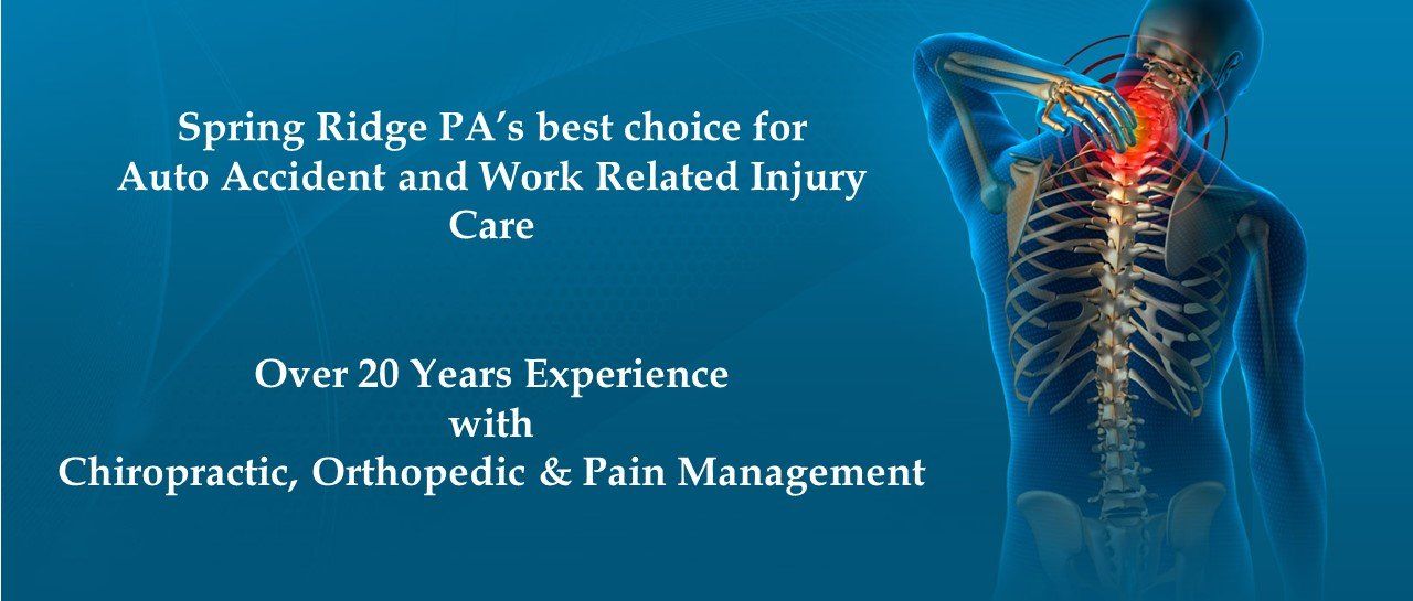 Auto & Work Related Injury Care in Spring Ridge, PA.