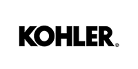 The kohler logo is black and white on a white background.