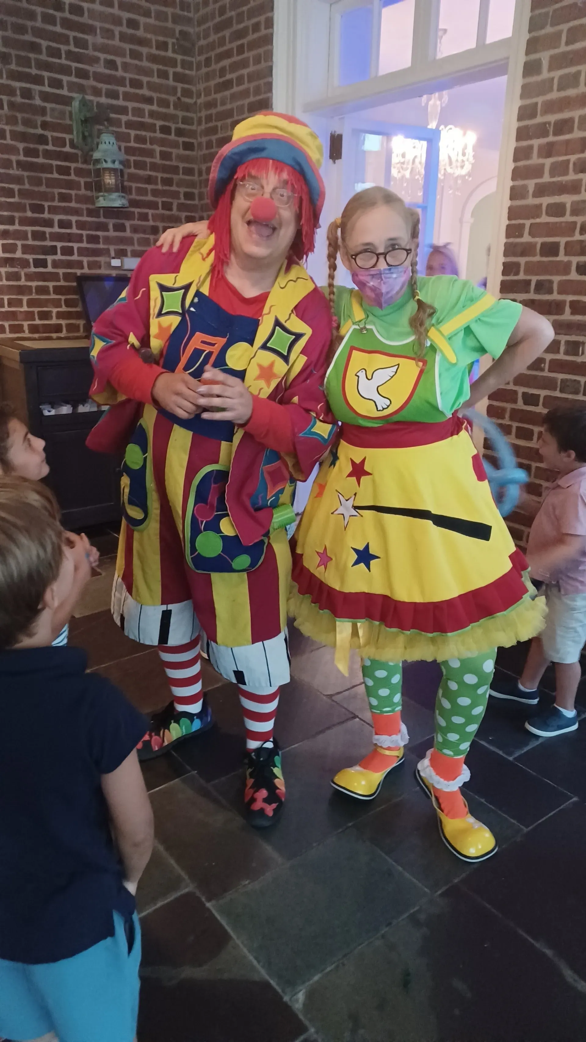 Clown performers