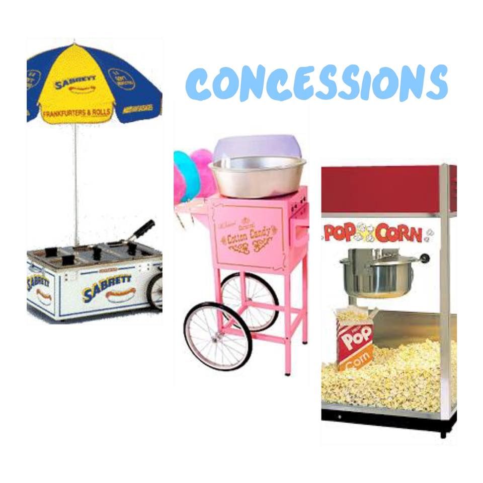a variety of popcorn machines