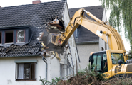 Demolition on house