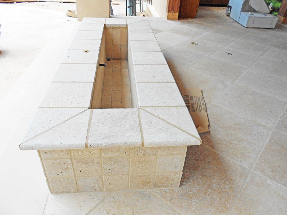 Rectangular fire pit