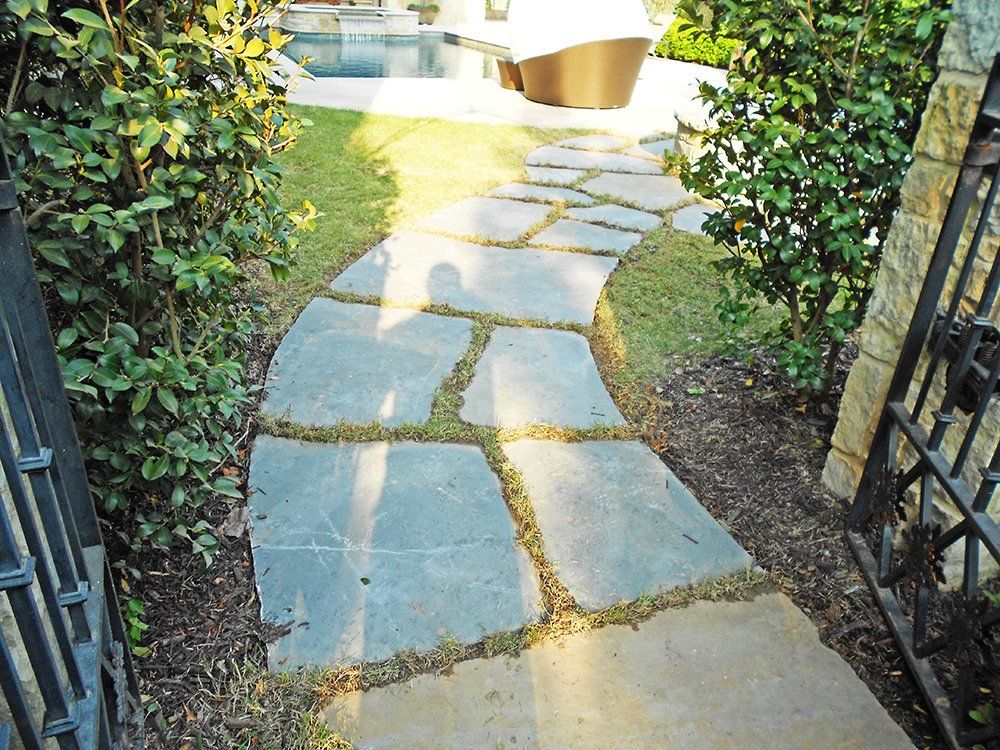 Stone walkway