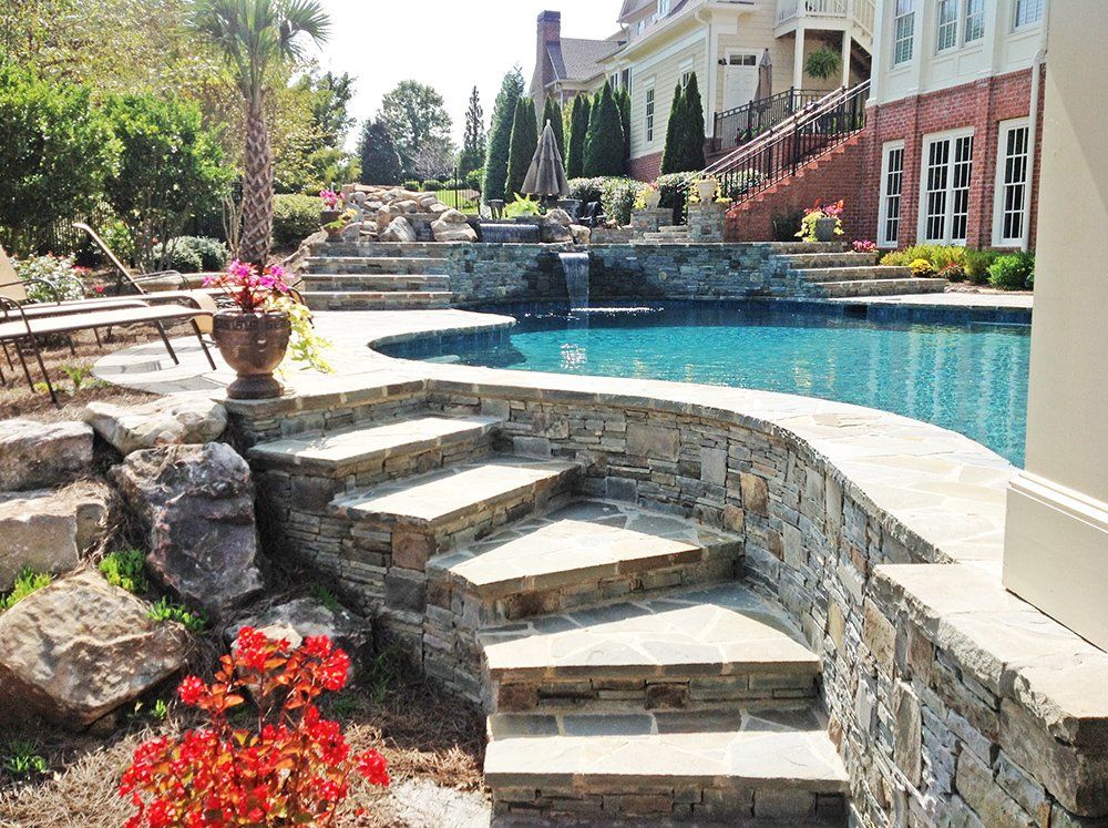 Beautiful stone steps