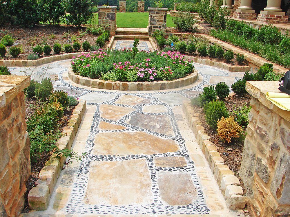 Outdoor masonry work