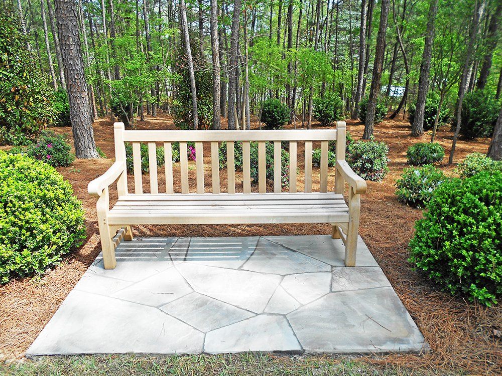 Flagstone installation