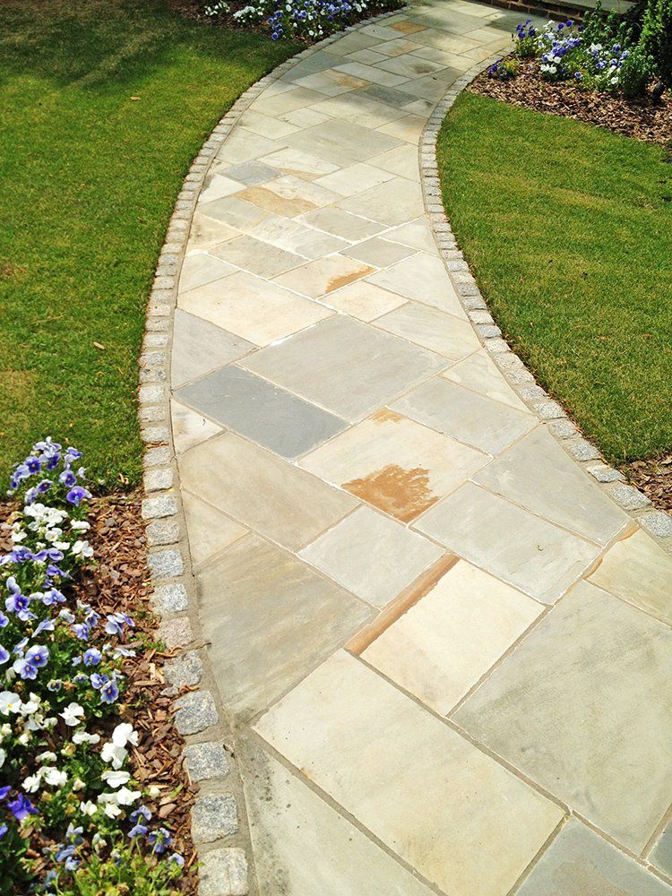 Beautiful stone walkway