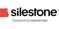 The logo for silestone is designed by cosentino.