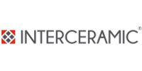 The logo for interceramic is on a white background.