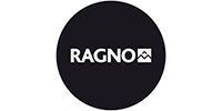 The ragno logo is in a black circle on a white background.