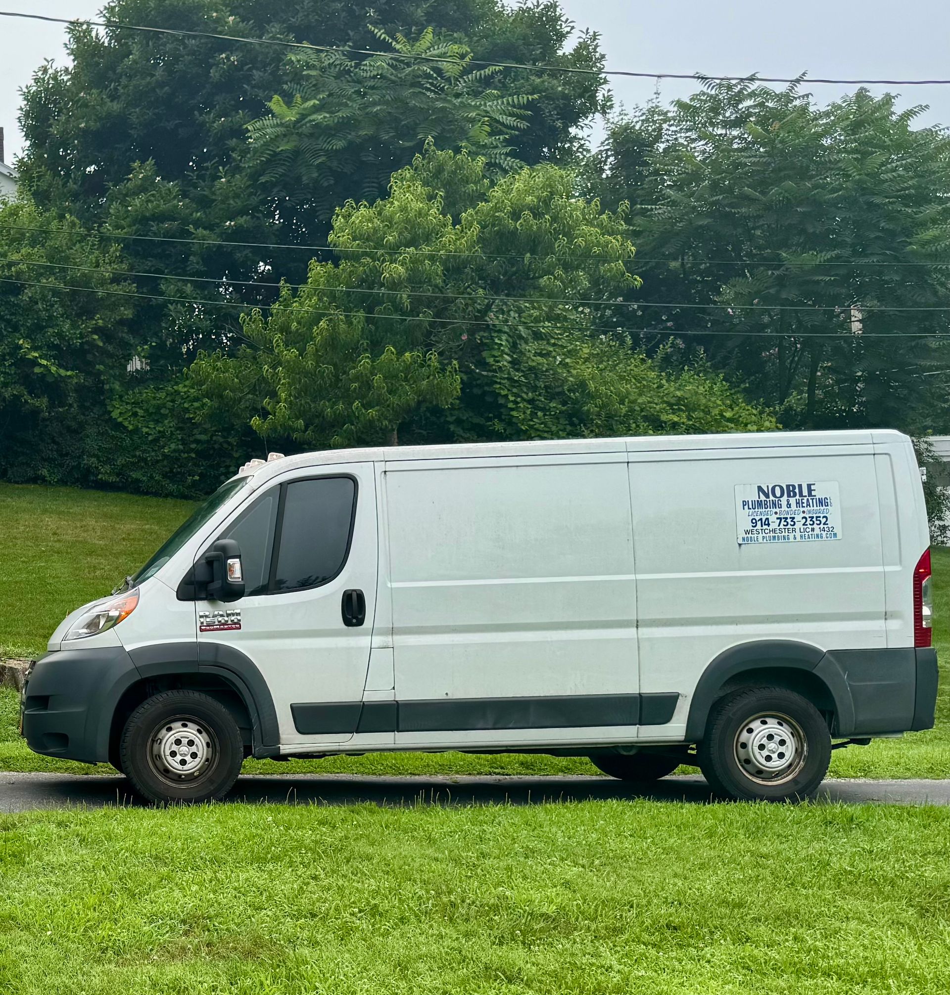 Noble Plumbing and Heating Work Truck, Somers, NY
