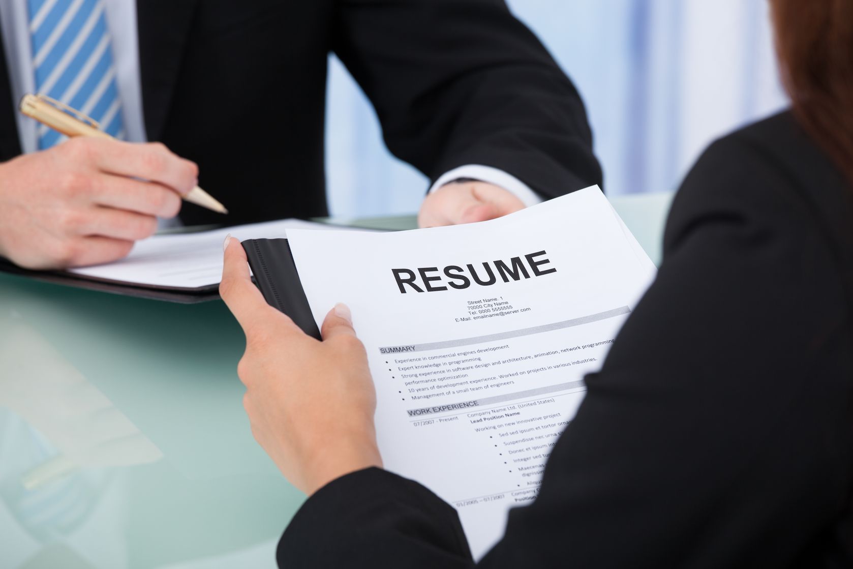 resume writing and interview skills