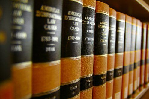 Law books