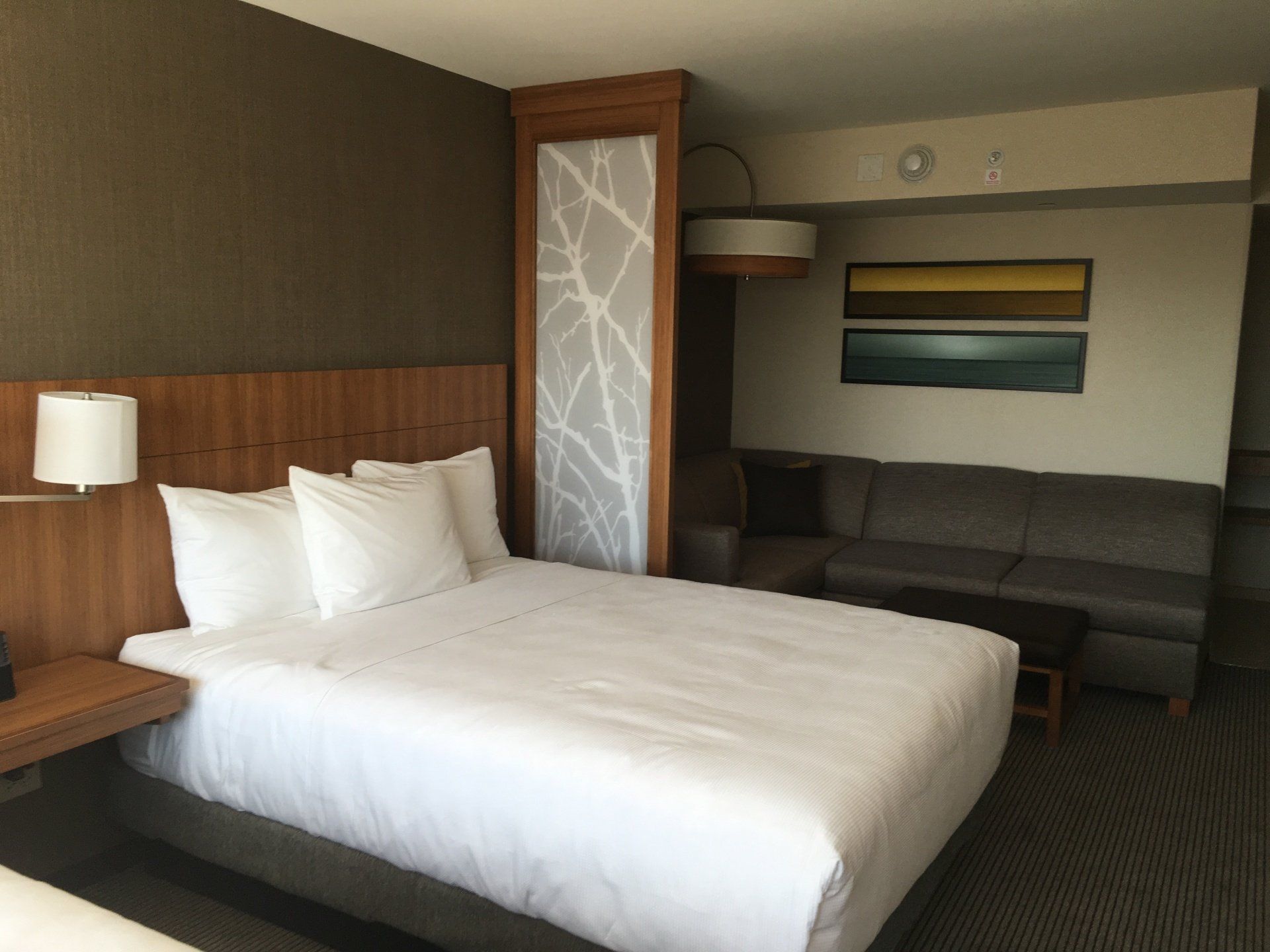 Hyatt Palace bedroom