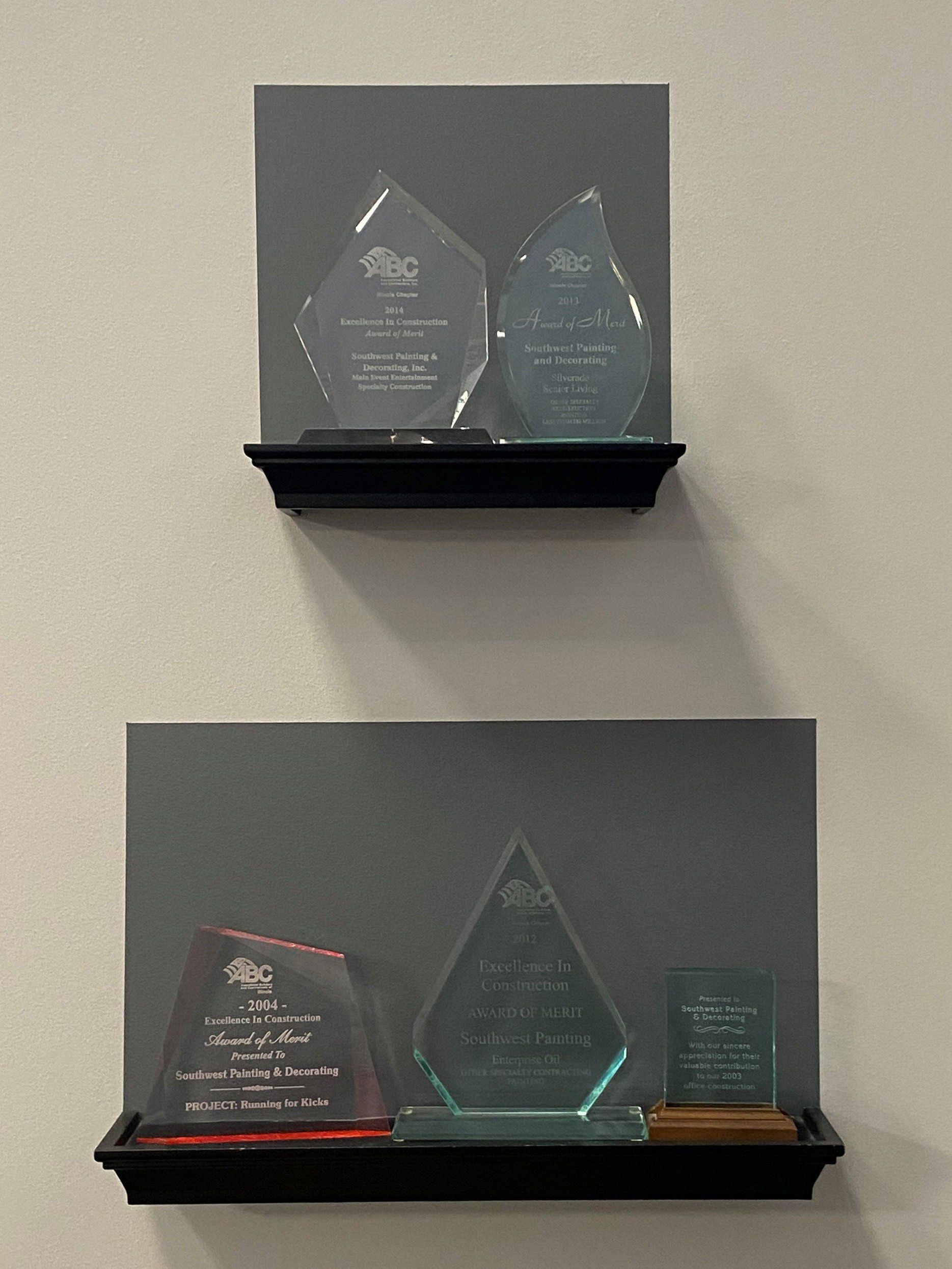 Southwest Coating Services - Awards 2003, 2004, 2012, 2013, 2014 Award of Merit