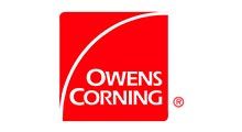 Red square logo with white Owens Corning text and arch.
