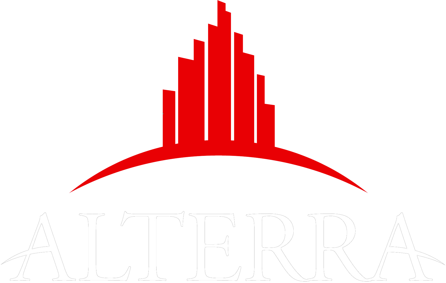 The alterra logo has a red building on it