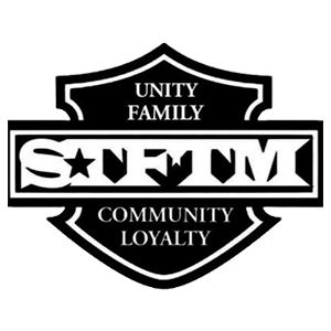 A black and white logo for unity family community loyalty