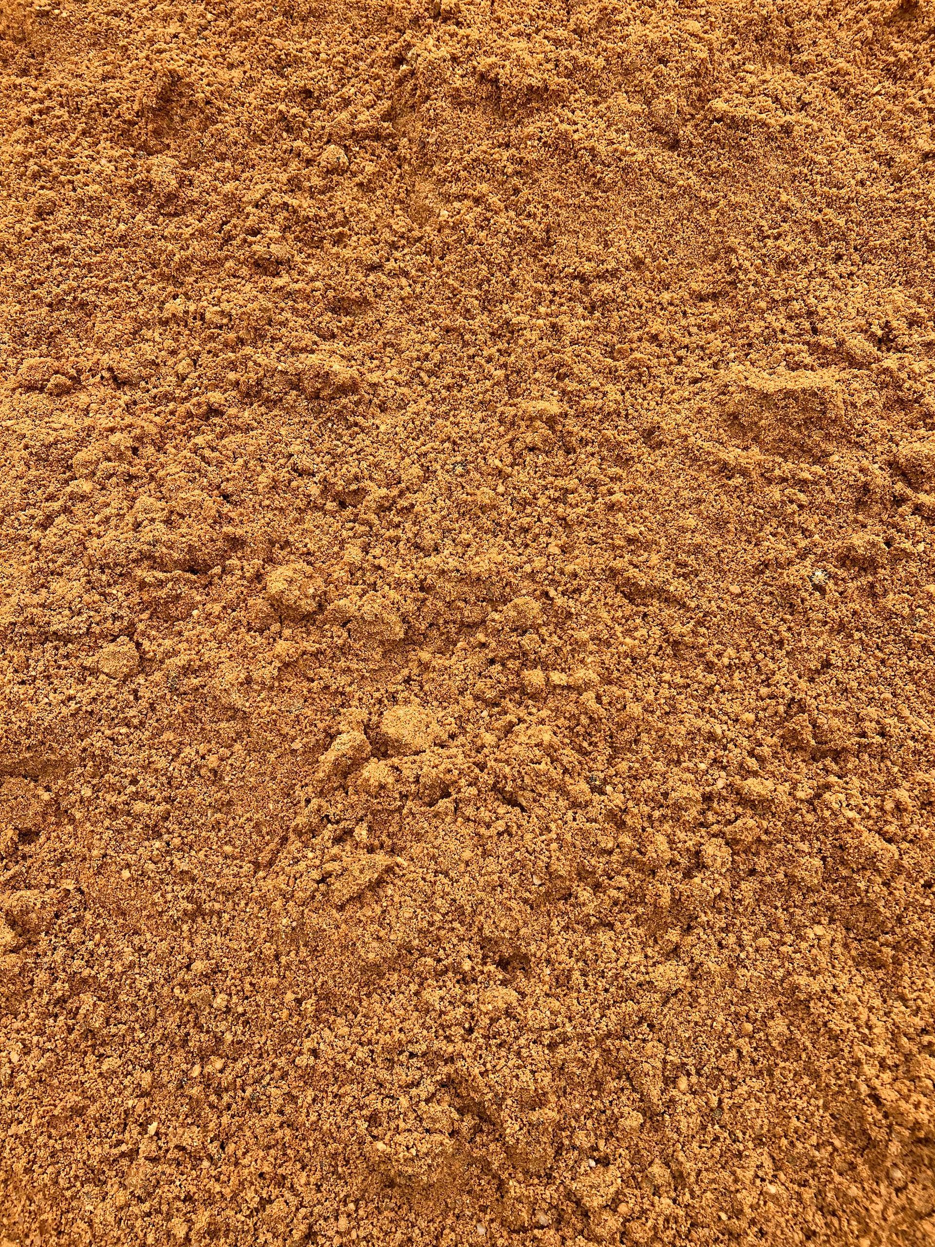 It is a close up of a pile of dirt.