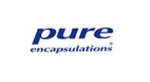 Pure Encapsulations logo in dark blue font on white background.