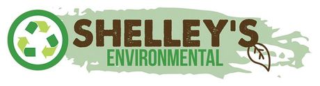 Shelley's Environmental logo with a recycle symbol, text, and leaf graphic.