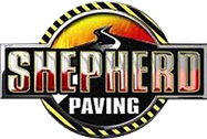 The logo for shepherd paving is a shepherd paving logo.