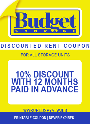 discount coupon budget storage