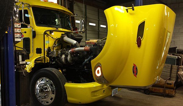 Semi truck repair