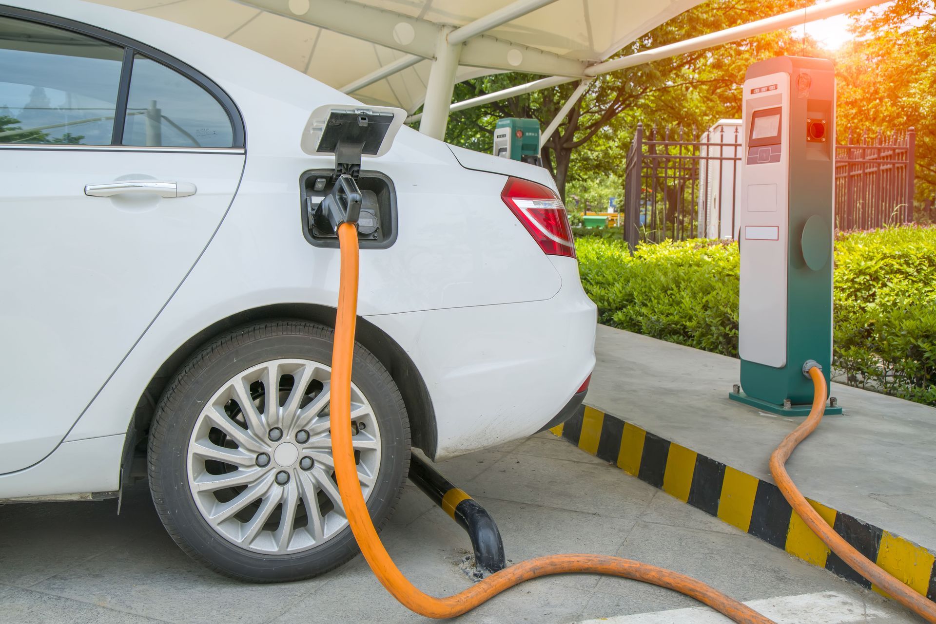 EV charging station installation