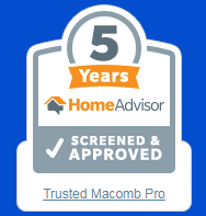 5 years Home Advisor Screened & Approved Badge