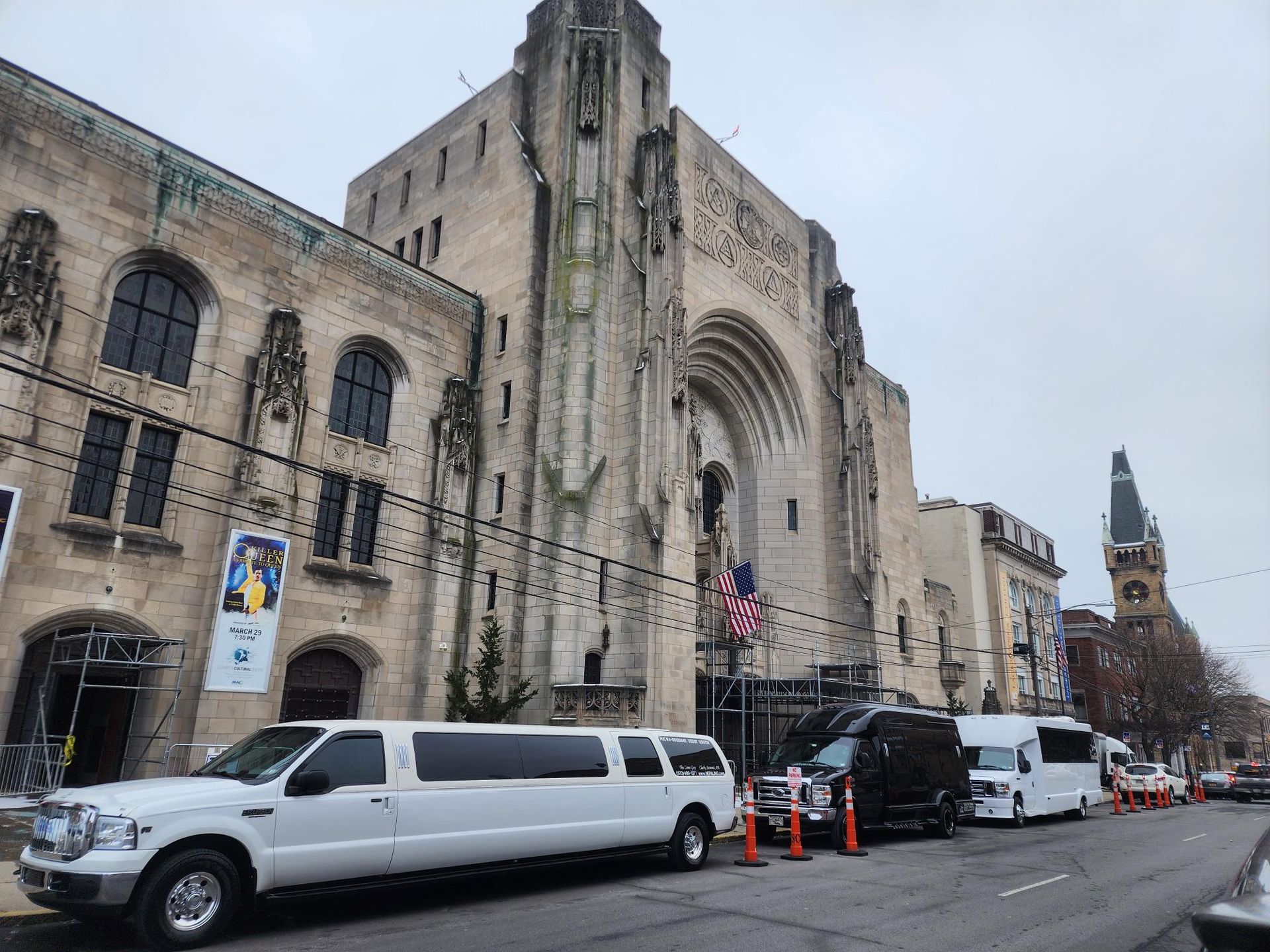 Fleet of Vehicles at Venue