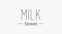 Milk Street logo: text in thin sans-serif font above a horizontal line and the word 