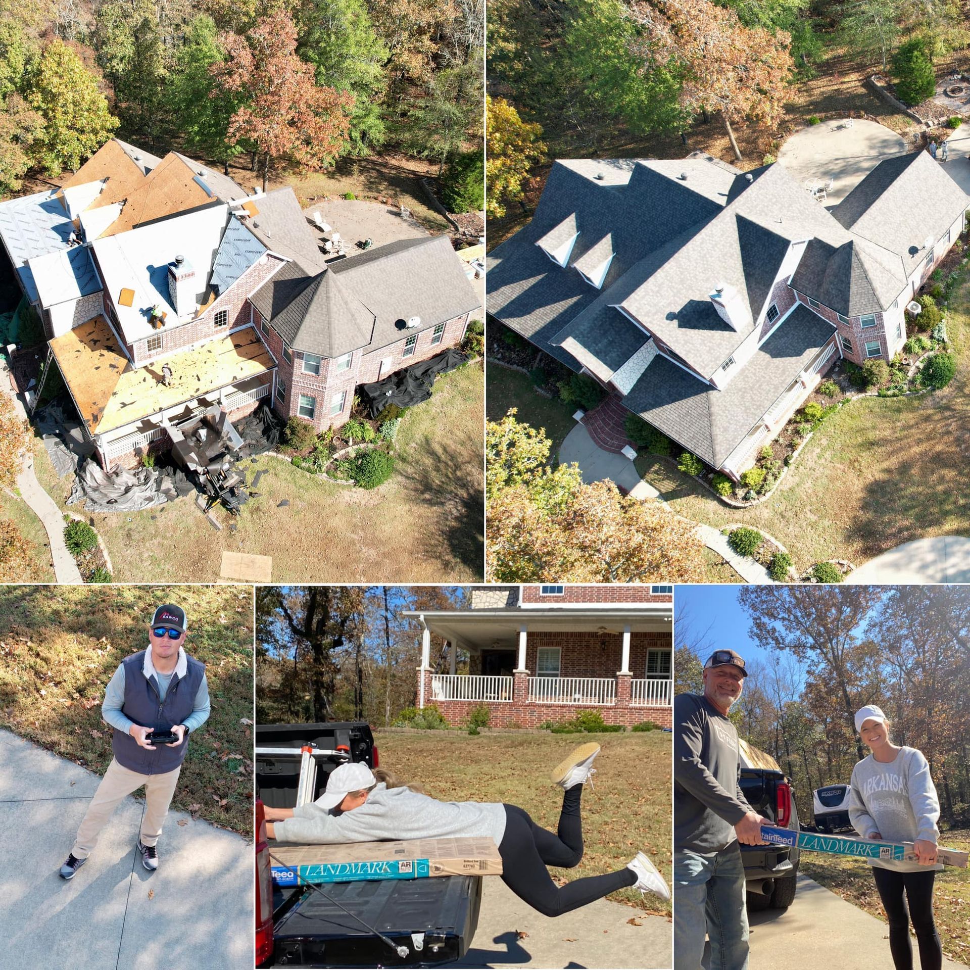 roofing installation project