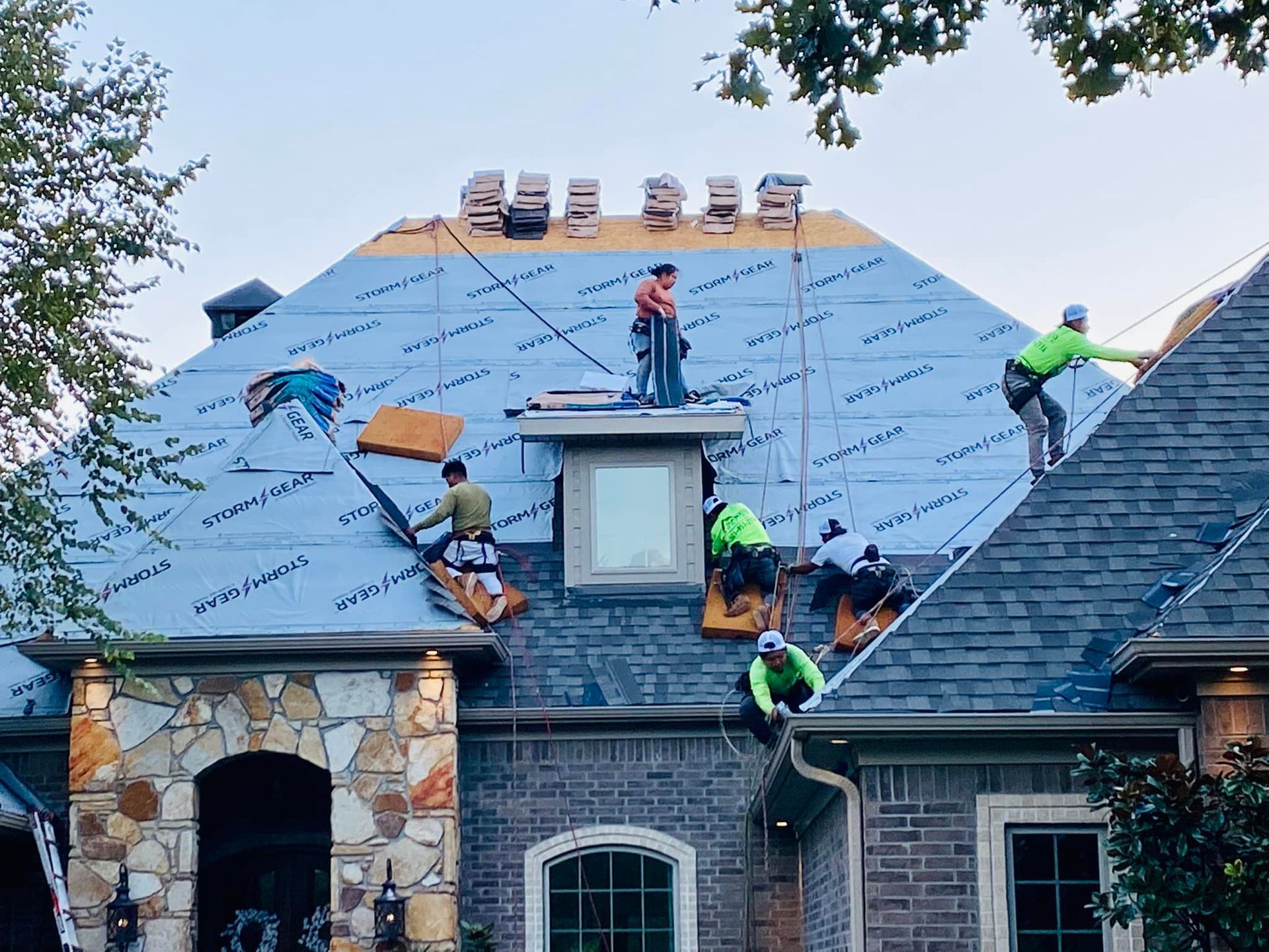 shingle roof installation