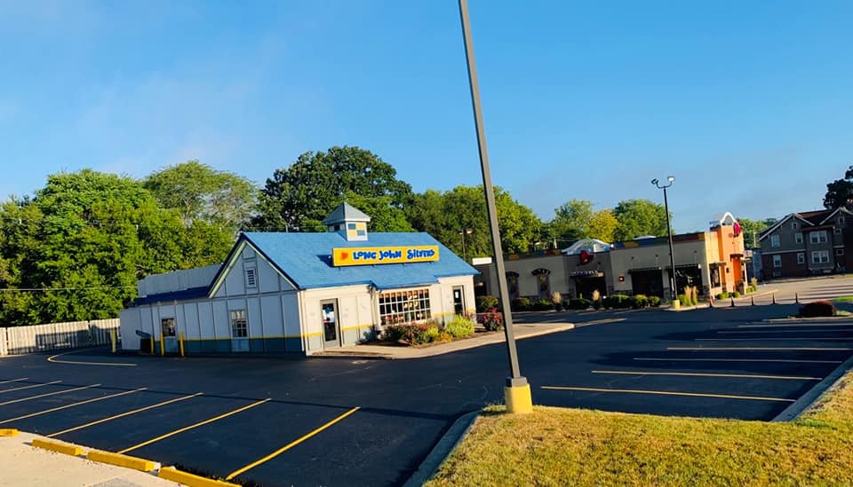 Commercial parking lot