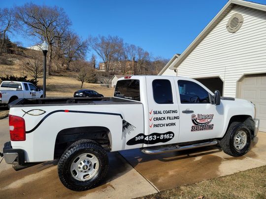 C. Lindsay Sealcoating truck