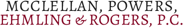 McClellan, Powers, Ehmling & Rogers, P.C. | Logo