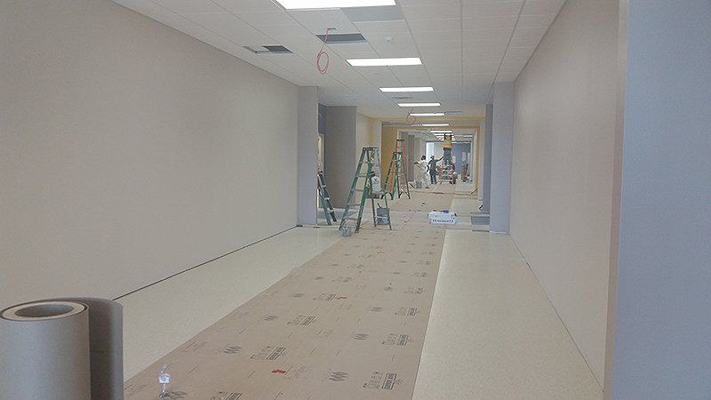 Interior painting job