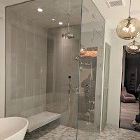 Euro Showers With Transom by Glass Crafters of Utah #7