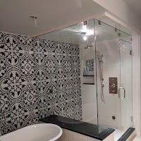 Euro Showers With Transom by Glass Crafters of Utah #2