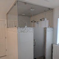 Euro Showers With Transom by Glass Crafters of Utah #9