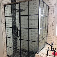 Phonebooth Shower by Glass Crafters of Utah #12