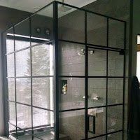 Phonebooth Shower by Glass Crafters of Utah #14