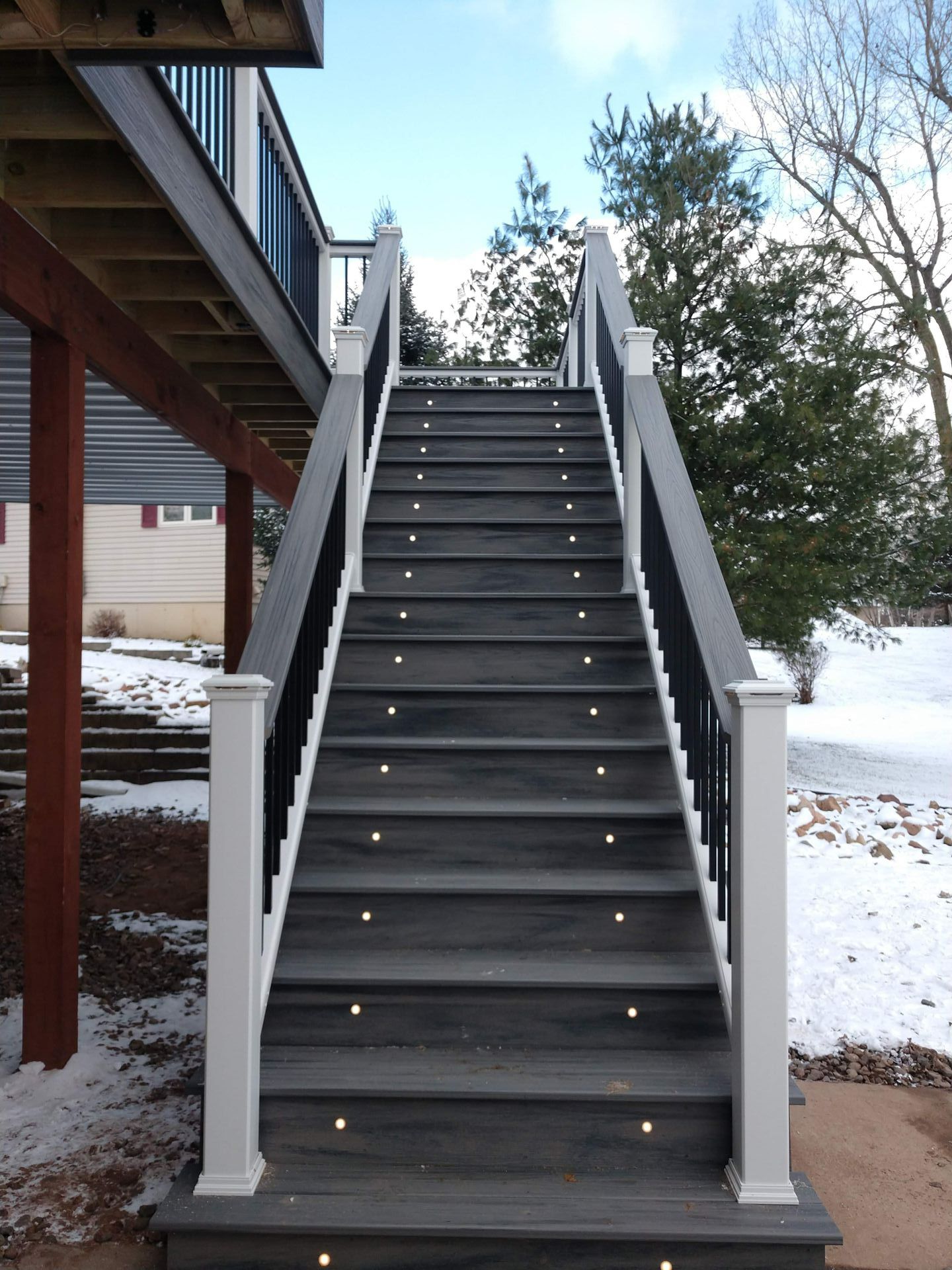 stairs to deck