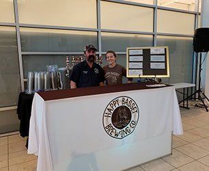 Happy Basset Brewing booth