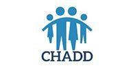 CHADD logo with blue stylized people above the word “CHADD”