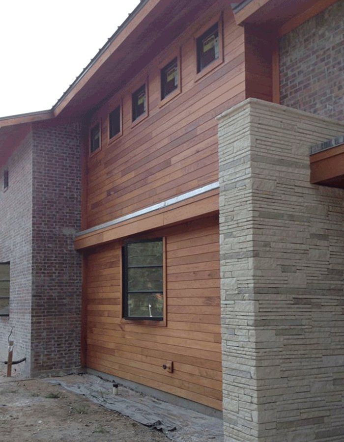 Wood siding